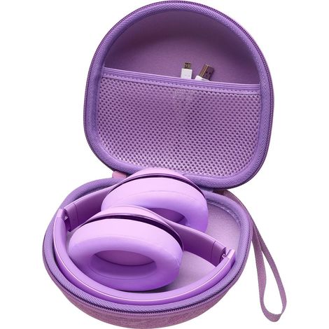 Étui De Transport Pour Casque Audio - 1 Unité - Tissu Résistant - Protection Chocs Et Eau - Voyage Sport Bureau - Violet (1/5)