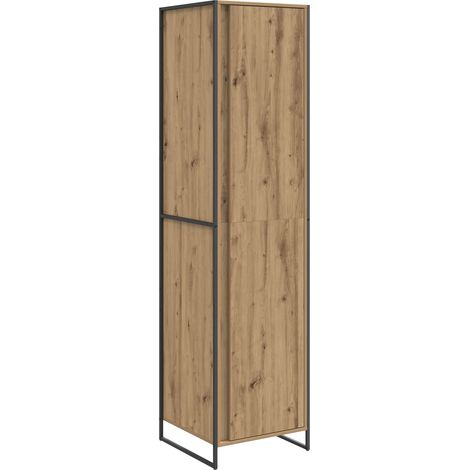 Warderobe Kunsthandwerk Eiche 50 x 50 x 200 cm Holzwerkstoff vidaXL