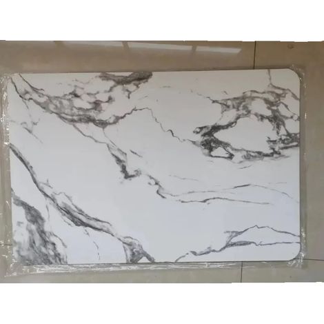 Diatomit Badezimmermatte, Rutschfest, Schnell Trocknend, 40x60cm, Marmormuster (1/2)