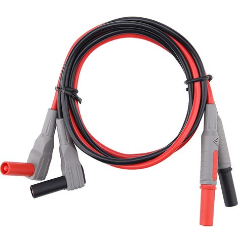 Kit de cordons de test pour multimètre numérique électronique P1300B avec pinces crocodiles et embouts de sonde remplaçables (1/5)