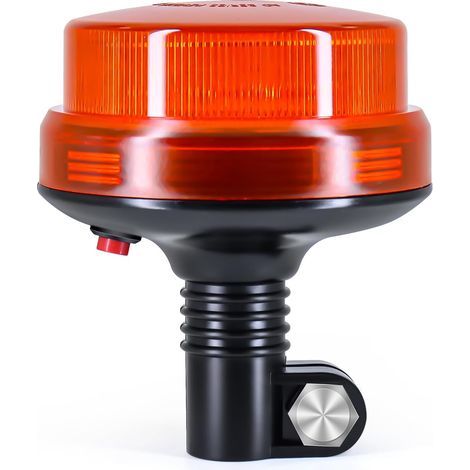 antom Rundumleuchte mit orangefarbener LED, 12–24 V gelbe LED-Warnleuchte und 7 Beleuchtungsmodi für Fahrzeuge wie Gabelstapler, Golftraktoren, UTVs, Pkw, Busse… (1/5)