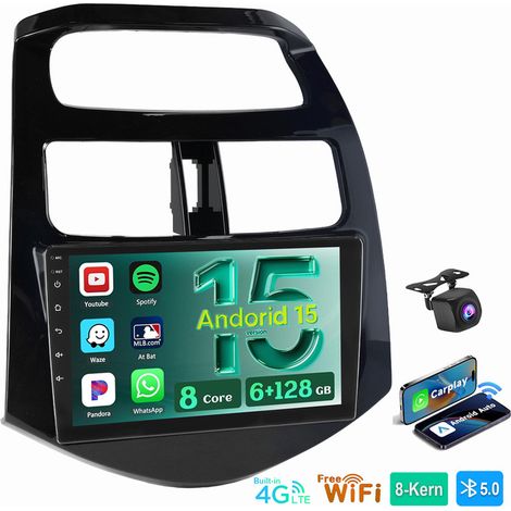 Android 15 Autoradio GPS WIFI RDS FM SWC Für Chevrolet Spark 2010-2014 6+128G CAM (1/5)