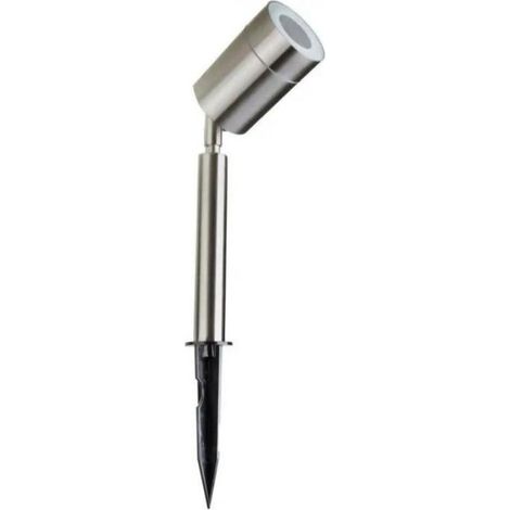 Spot Extérieur à Piquer Acier Inoxydable IP44 pour Ampoule GU10