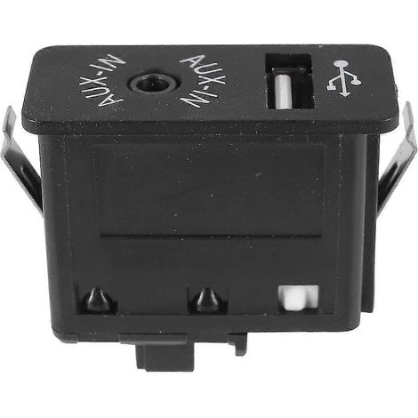 Adaptateur de prise auxiliaire USB pour voiture (AUX In) compatible avec BMW E81 E87 E90 F10 F12 E70 X4 X5 X6 (1/5)