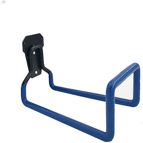 Support pour tuyau d'arrosage, système de rangement robuste pour les tuyaux d'eau dans les garages et à l'extérieur, couleur bleue.-AquaForge (1/2)