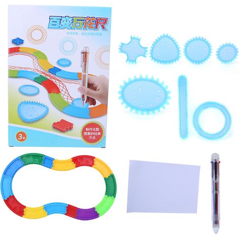 Gabarit de dessin géométrique, règle, outils d'apprentissage créatif pour enfants (1/5)