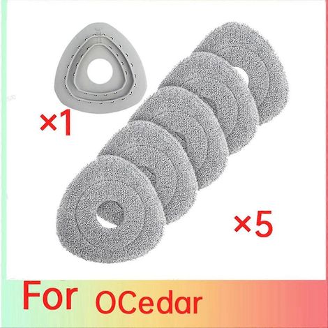Ersatzköpfe für Wischmopps, Mikrofaser-Wischmoppbezüge kompatibel mit EasyWring 1 und Rinseclean Tanks (1/5)