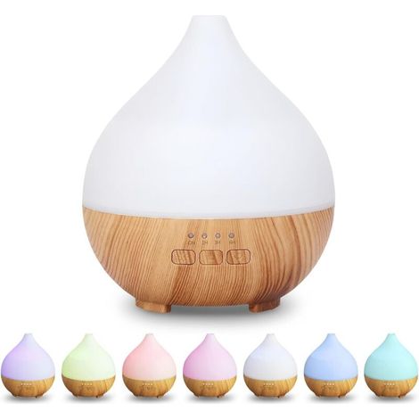 Diffusore di aromi, 100 ml, umidificatore ad ultrasuoni, aromaterapia, diffusore di oli essenziali con illuminazione LED a 7 colori e spegnimento automatico (1/4)