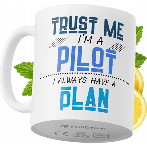 Tazza da caffè/tè divertente e umoristica per un pilota, con grafica e testo divertenti. Tazza ideale per compleanni, onomastici e festività. Tazza premium per occasioni speciali, per casa, ufficio, l