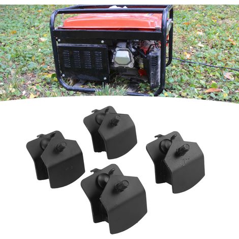 Lot de 4 patins amortisseurs élargis pour générateurs essence/diesel 168F/170F (2-3 kW), amortisseurs de vibrations. (1/5)