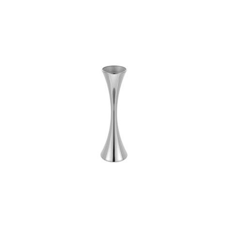 Vase en acier inoxydable moderne et élégant – design arrondi sans angles vifs, idéal pour salon ou décoration intérieure, hauteur 17 cm (1/5)