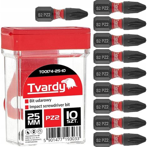 Set punte cacciavite Geko pz2 25mm S2 magnetico resistente