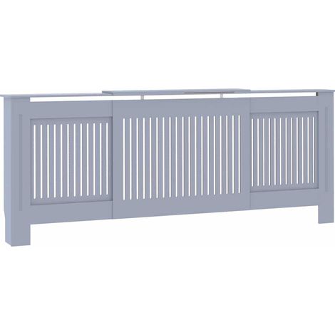 Cache-radiateur MDF Gris 205 cm
