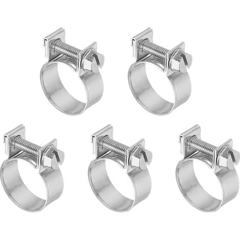 5 Pcs 18-20mm Mini Colliers de Serrage de Tuyau en Acier Inoxydable (1/5)