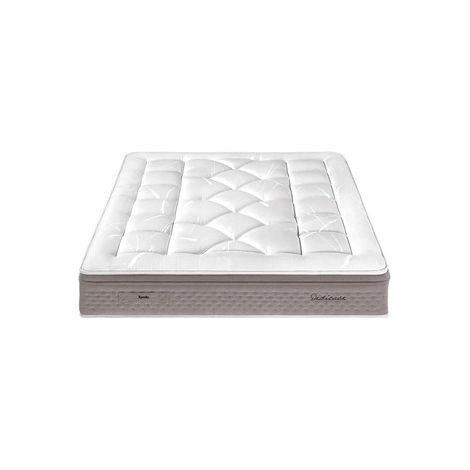 Matelas mousse Epeda GALACTIQUE ROSE 110x190 cm 32 cm, capitonnage fait main tonique face hiver été