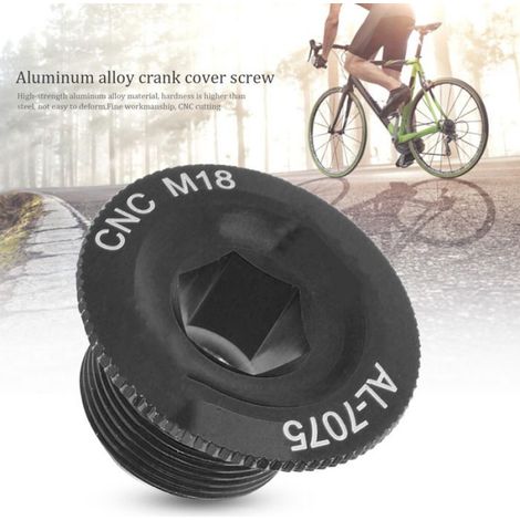 minifinker Boulons de fixation du bras de manivelle minifinker Boulons de bras de manivelle de vélo 2 sport materiel M18 M18 noir (1/4)