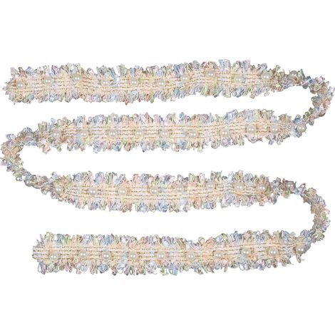 Dentelle Bordure 2 Yards DIY Décoration Maison Tissu Accessoire Clair (1/5)
