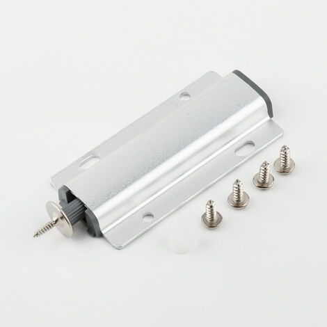 Magnetic Clasp Magnetic Pressure Push Open System Damper Push Buffer with Magnetic Latch for Furniture Door(Silver) (1/5)