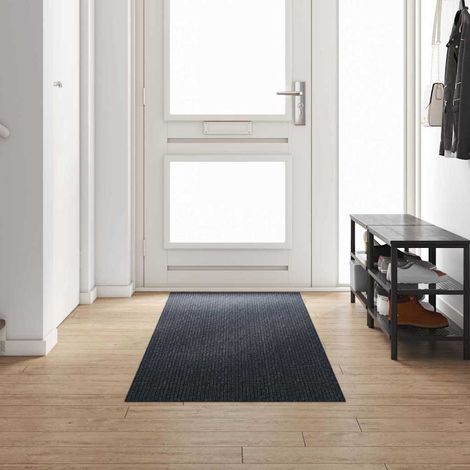 vidaXL Runner in Moquette Antracite 80 x 300 cm Tessuto