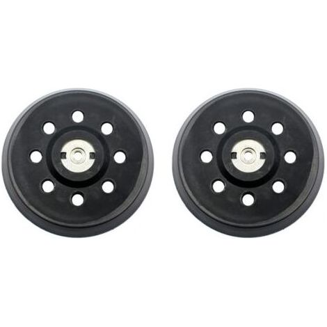 Pair Plateau de Poncage, 125mm Plateau de Ponçage, Plateau pour Metabo SXE 325 Intec 425 Turbotec 631220000 (Noir)(2pcs) (1/5)