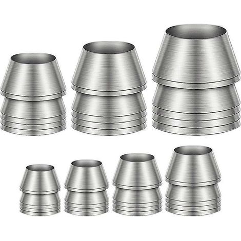 Set mit 7 Ersatzkeilen für Axt und Hammer, Metallgriffen und Unterlegscheiben. (1/5)