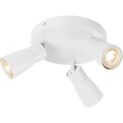 Projecteur rond Puri 2.0 Dome blanc 3 lumières - 1008342
