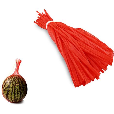 100 filets réutilisables en maille, 30 cm, sac à provisions écologique pour fruits, légumes, fruits de mer et jouets pour enfants (1/5)