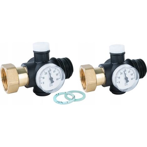 Afriso Kit de válvulas ProCalida latón duradero calefacción