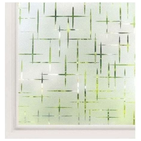 Film de verre film de fenêtre décoration murale autocollant de porte auto-adhésif cellophane étoile 45x200cm (1/5)