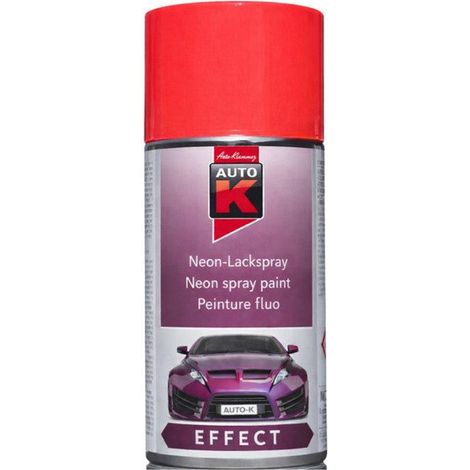 Bombe de peinture - Rouge fluo - Carrosserie - Auto/Moto - Auto-K - 150ml (1/2)