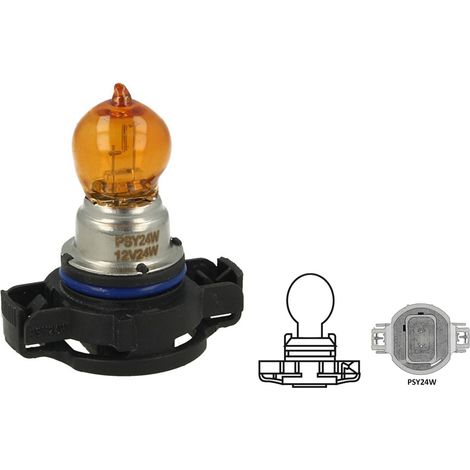 2 PZ Lampada Alogena PSY24W 12V 24W PG20-4 Amber Per Frecce Compatibile Philips (1/3)