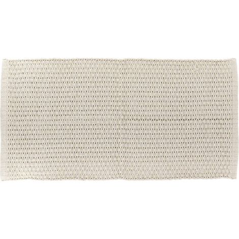 Alfombra quito algodón otras fibras trenzado 45x90 cm - natural - Tendance (1/3)