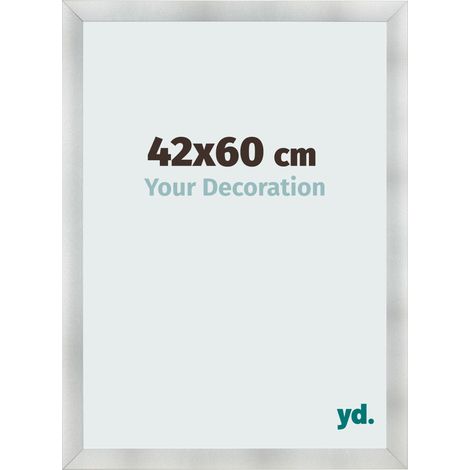 yd. - Cadre photo 42x60 - Aluminium Brosse - MDF - Pisa (1/5)