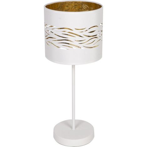 Lampada da tavolo Mist 1xe14 bianco/bianco-oro 43x17x17 cm (1/3)