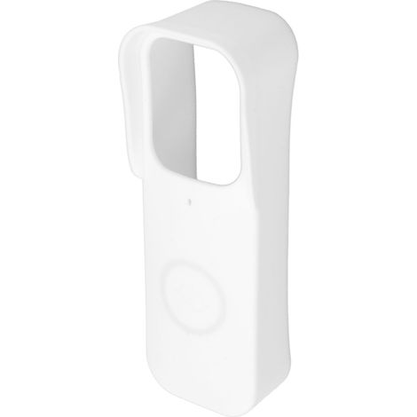 Custodia protettiva in silicone per campanello Blink A363, bianca, antipolvere. (1/5)