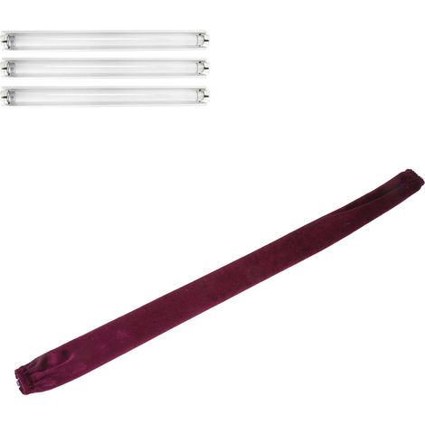 Housse de protection en velours amovible pour chaîne de lustre en fer inoxydable avec fermeture éclair, accessoire de luminaire DIY violet. (1/5)
