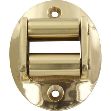 GUIDACINGHIA OTTONE OVALE CROMO SATINATO