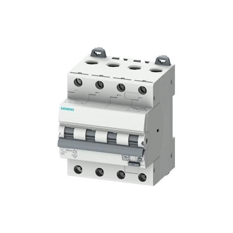 Interruttore Magnetotermico Differenziale Rcbo, 6 Ka, 4P Tipo A, 30 Ma, B-Char, In: 20 A Un: 400 V