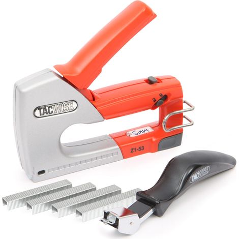 Tacwise 0889 Z1-53 Graffatrice in Metallo con 200 Punti e Levapunti, Utilizza Punti di Tipo 53 da 4mm a 8 mm (1/5)