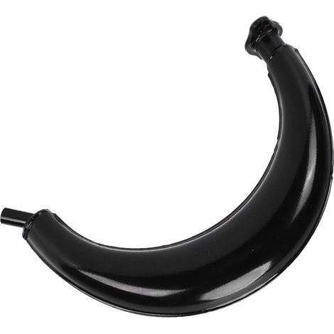 Pot d'échappement demi-lune 40 mm/1,58 po en alliage d'acier pour moteurs 2 temps 49 cc, 60 cc, 66 cc et 80 cc de vélos motorisés (1/5)