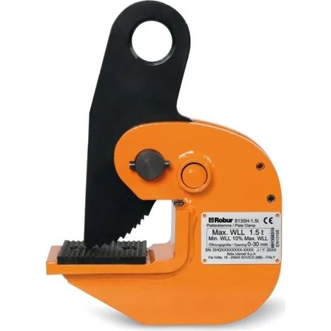 Robur 8135H Pinze di sollevamento per lamiere orizzontali - 0,75 T / 25 mm