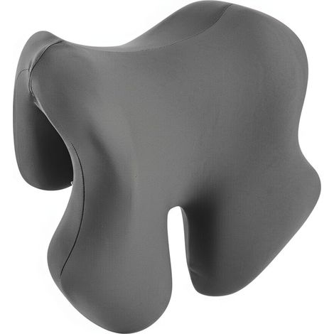 Coussin de nuque pour fauteuil, chaise de bureau, appuie-tête, coussin de nuque élastique en mousse à mémoire de forme, coussin de soutien des épaules pour chambre à coucher, noir (1/5)