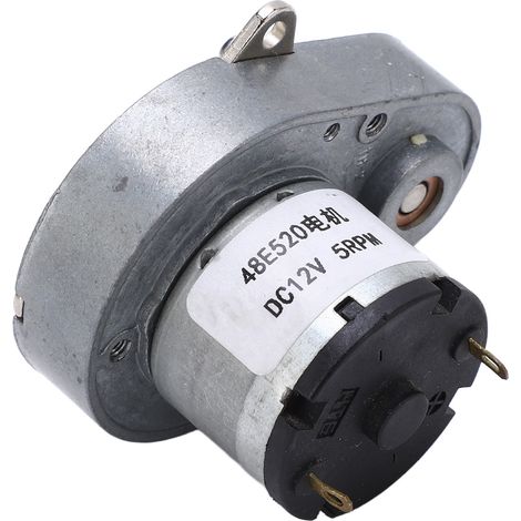 Motoréducteur CC 12 V 5 tr/min, réducteur de vitesse en acier allié pour équipements robotiques (1/5)