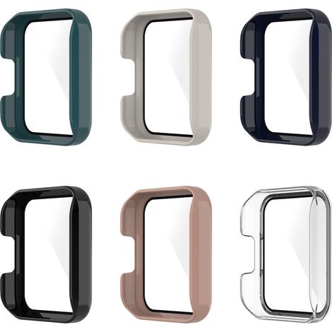Coque de protection écran TPU transparente 6 pièces pour Xiaomi Redmi Watch 2 Lite, verre souple anti-rayures, étui de couverture fin et clair, accessoire de remplacement (1/5)
