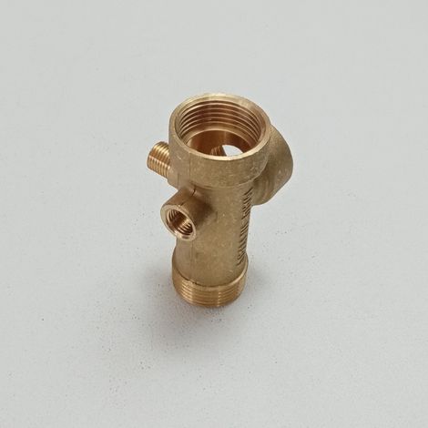 Raccordo 5 vie ottone da 1 per 92mm per autoclave e pressione acqua