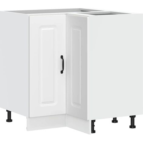 Maison Exclusive - Mobile Base ad Angolo Cucina Kalmar Bianco in Legno Multistrato