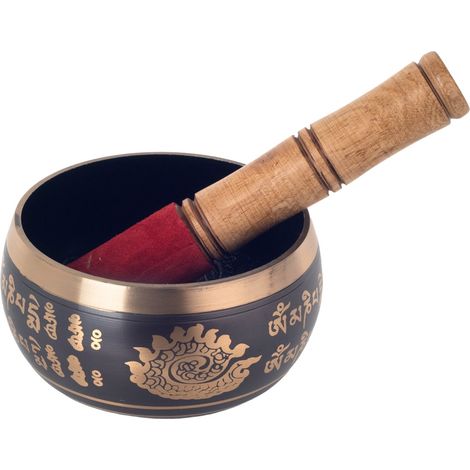 Signes Grimalt Cuenco Tibetano Regalo Cuenco Tibetano Complementos Natura Dorado 11x11x7cm 37492
