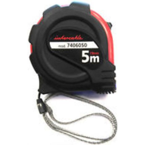 Intercable metro flessometro antiurto professionale 5 mt 7406050