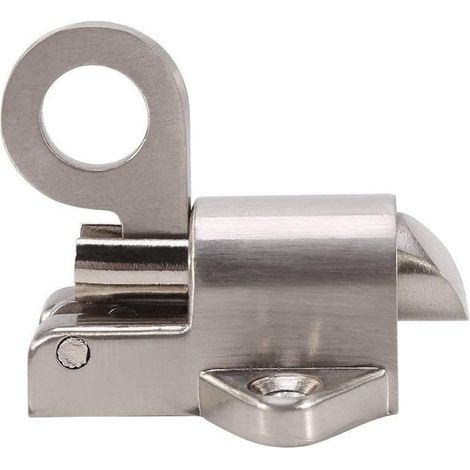 Verrou à Ressort de Sécurité en Alliage de Zinc Pull Bague Bounce Boulon de Porte pour Abri de Jardin de Fenêtre Portail Toilettes Chambre à Coucher (1/5)