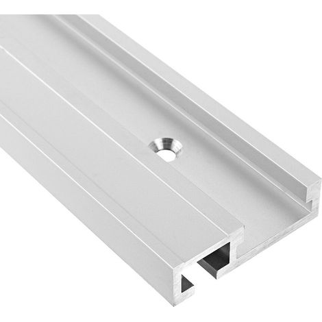 Rail en T pour le travail du bois, stable et durable, type 45, rainure en T, rail à onglet en alliage d'aluminium (1/5)